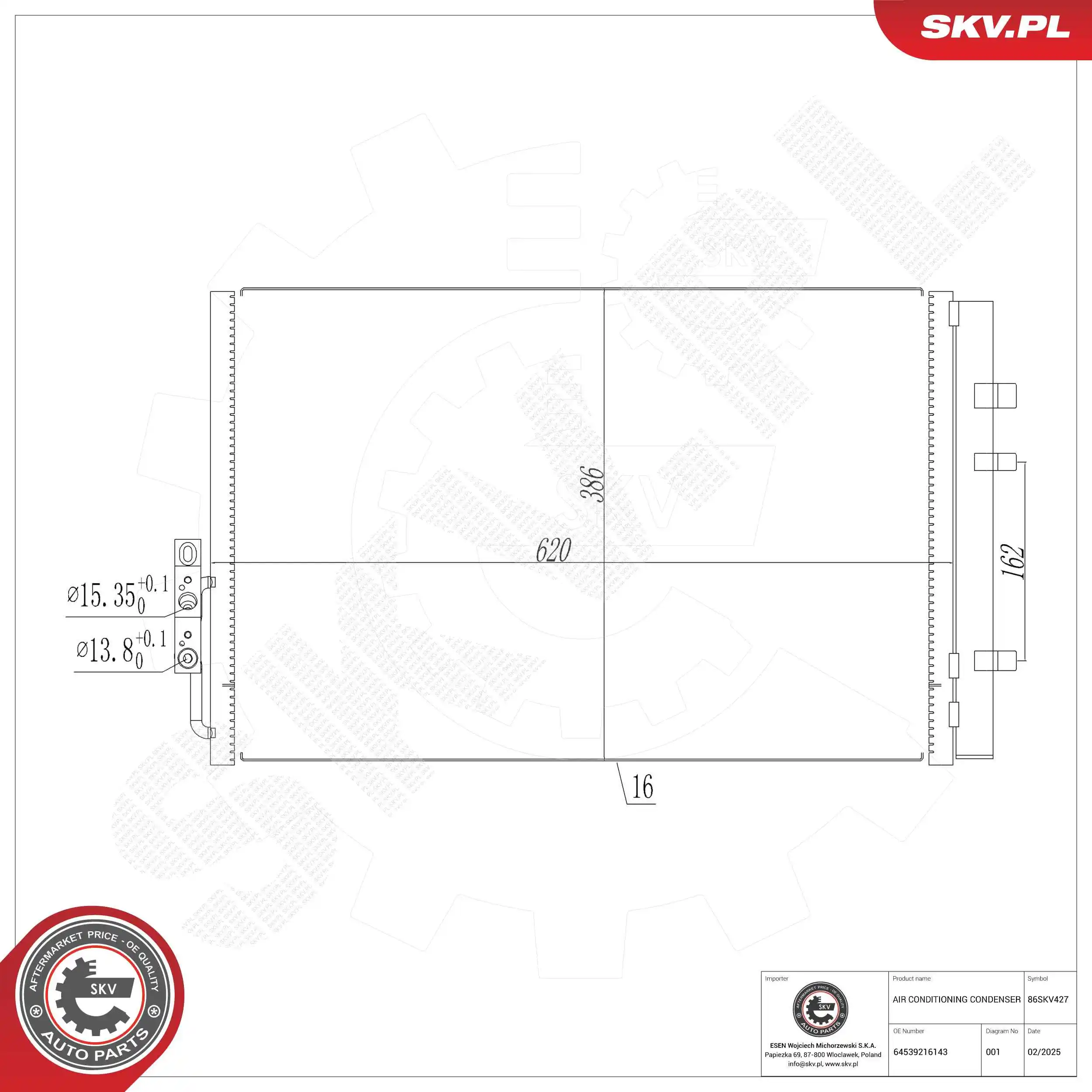 Condenser, air conditioning
